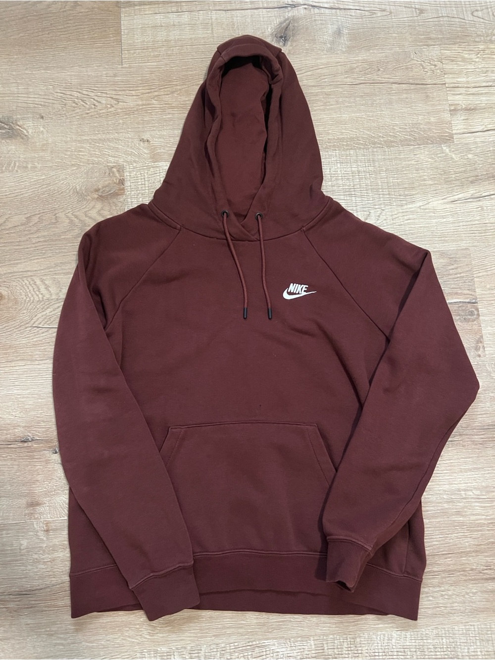 Nike Sportswear Club Fleece Pullover Hoodie Burgundy
